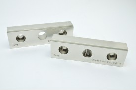 SVK 0103-FXM - Fixed and Movable Jaw Plates w/ Integrated Step / 7075